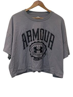 Under Armour Y2K Boxy Boyfriend 90s Cropped Top Graphic Tee